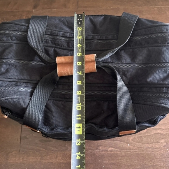 Christian Dior Authentic Retro Duffel Bag Great Condition Large Black Brown - Picture 5 of 10